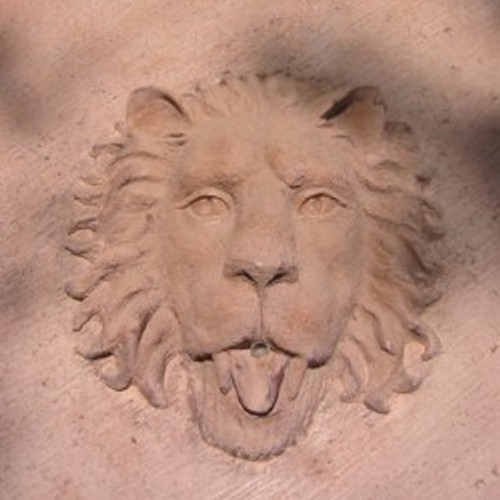 Detalle de cabeza de león