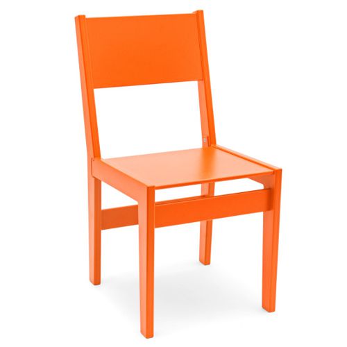 Sencilla Silla Alfresco en color naranja