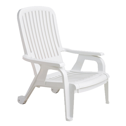 GF-1401 BAHIA sillón bajo apilable (blanco)